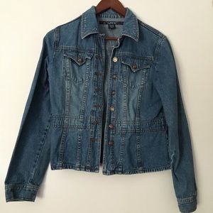 QBD Tailored Waisted Jean Jacket